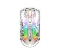 Attoe Bluetooth Wireless Mouse, Transparent RGB Mechanical Dual Mode Gaming Mouse, A Must-Have Cool USB Computer Mouse for Gaming and Esports