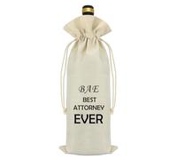 Attorney Gifts Lawyer Gifts for Women Men Wine Bag Inspirational Gift for Lawyer Coworker Friends Future Lawyer Gifts Graduation Christmas Birthday Gifts for Paralegal Attorney Law Student Wine Cover