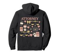 Attorney Law Office Cute Feminine Justice Design Pullover Hoodie