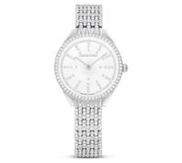 Attract watch, Swiss Made, Full pavé, Crystal bracelet, Silver Tone, Stainless steel