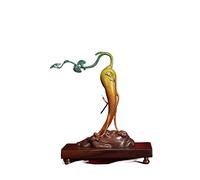 Attract Wealth Statue Ornament Indoor Desktop Statue Color Copper Ginseng Ornaments Office Life As You Wish Crafts Living Room Entrance Wealth Decor (B)
