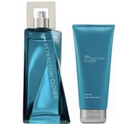 Attraction Closer For Him Gift Set, Includes Eau de Toilette 50ml and Hair & Body Wash 250ml