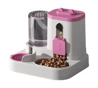 Attraction Feeder With Integrated Water Bowl 2L Dry Food Container 1L Drinking Vessel Leakproof Design For Home Pets Automatic Weight Puss Supplier For Small Animals