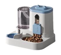 Attraction Feeder With Integrated Water Bowl 2L Dry Food Container 1L Drinking Vessel Leakproof Design For Home Pets Set Weight Puss Food And Water Bowl