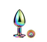 Attraction Mai Metal Anal Plug with Stone Mai No. 74 Rainbow L