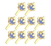 Attractive Alloy Doves Crosses Brooch Exquisite Crosses Lapel Pin Accessory Elegant Outfit Badge Embellishment Elegant Brooch