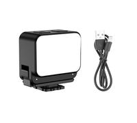 Attractive Cold Shoe Cameraera Light 3 Color Temp 4 Brightness Levels 20 LED Beads Impregnated DSLR Firing Photography Lighting Equipment Rechargeable Photography Fill Light