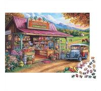 Attractive Houses House Educational Puzzle Game Suitable for Home Decoration Relatively Difficult 1000pcs (75x50cm)