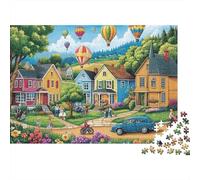 Attractive Houses House Fun Educational Game Suitable for All The Family High Difficulty But Not Boring 500pcs (52x38cm)