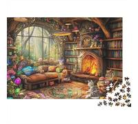 Attractive Houses House Large Scale Puzzles Suitable for Adults, Children And Teenagers with High Difficulty And Unique Shapes 1000pcs (75x50cm)