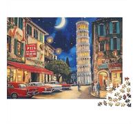 Attractive Houses House Large Scale Puzzles Suitable for Adults, Children And Teenagers with High Difficulty And Unique Shapes 1000pcs (75x50cm)