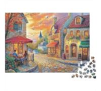 Attractive Houses House Large Scale Puzzles Suitable for Adults, Children And Teenagers with High Difficulty And Unique Shapes 500pcs (52x38cm)