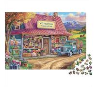 Attractive Houses House Large Scale Puzzles Suitable for Adults, Children And Teenagers with High Difficulty And Unique Shapes 1000pcs (75x50cm)
