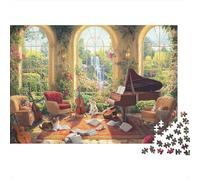Attractive Houses House Suitable for Adults And Children Creative Game Extremely Difficult Challenging to Complete 300pcs (40x28cm)