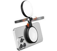 Attractive Phone Mount Lighting Tool Highlighting Telescopic Arm and Dynamic Warm to Clear White Modifiable Color Temperature Phone Light