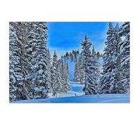 Attractive San Juan Colorado Mountains Jigsaw Puzzle for Adults 1000 Pieces Winter Scenery Wooden Puzzle Challenging Puzzle