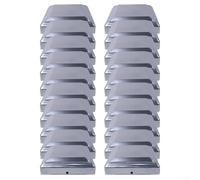 Attractive Silver Fence Post Covers for 4x4 Inch Wooden Structures Effortless Installation and Effective Moisture Defense (20pcs)