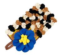 Attractive small animal pet feeding board with flower design, promotes natural feeding behavior, washable training tool, small animal feeding pad