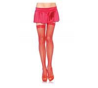 Attractive small mesh tights Leg Avenue black, Size Talla única 3, Color Red