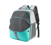 AttreX Cat Backpack Backpack Portable Dog Cat Carrier Bag Breathable Mesh Shoulders Bags Outdoor Travel Pet Bag Small Dog Carrier Pet Backpack (Color : Blue)