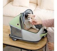 AttreX Cat Backpack Backpack Portable Dog Cat Carrier Bag Breathable Mesh Shoulders Bags Outdoor Travel Pet Bag Small Dog Carrier Pet Backpack (Color : Pink)
