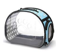 AttreX Cat Backpack Carrier for Cat Dog Transportation Travel Accessories Pet Lady Bag and Super Animals Shoulder Basket Backpack Rabbit Crate Tote (Color : Blue, Size : L-45cmX30cmX26cm)