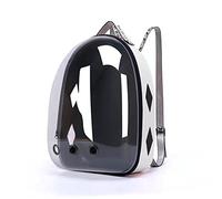 AttreX Cat Backpack Pet Cat Bag Carrier for Dog Backpack Bubble Capsule Portable Transparent Breathable Opening Design Handbag (Color : White Bag)