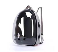 AttreX Cat Backpack Pet Cat Bag Carrier for Dog Backpack Bubble Capsule Portable Transparent Breathable Opening Design Handbag (Color : Grey Bag)
