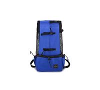 AttreX Cat Backpack Pet Dogs Backpack Outdoor Travel Puppy Medium Dog Backpack for Small Dogs Breathable Walking Cycling Carrier Bags Accessories (Color : Blue, Size : Large)
