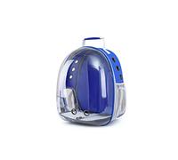 AttreX Cat Backpack Space Bag, Large-Capacity Minor Box Dog Diaphanous Cabin Bag, Cat Bag Pet Backpack (Color : Blue)