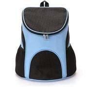 AttreX Foldable Pet Carrier Backpack Dog Cat Outdoor Travel Carrier Packbag Portable Zipper Mesh Pet Backpack Pet Out Bag Cat Backpack
