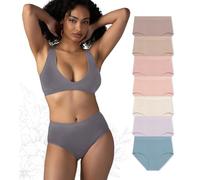 Attributes 7 Pack Seamless Brief, Multipack B, Large, Multipack B, L