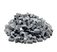 Attuslla 1:16 Scale Mini Bricks, Realistic Miniature Clay Bricks for Diorama, Garden Railway, Architecture Model Building Supplies, Gray, 500 PCS