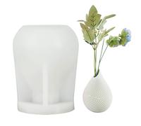 Attuslla Vase Resin Molds Silicone, Teardrop Shape Candle Holder Resin Molds, Jewelry Silicone Casting Moulds for Wedding Party Dinner Table Centerpiece Home Decoration