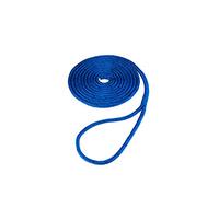 Attwood 11750-7 Solid Braided Multifilament Polypropylene (MFP) Dock Line, 3/8-Inch, 15 Feet Long, Bare Ends, Blue