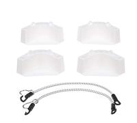 Attwood 14137-7 Cooler Mounting Kit, 4 Corner Pieces, 2 Quick-Connect Stretch Straps, Corrosion-Resistant