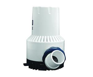attwood 4730-4 Heavy Duty 1,700 GPH Fully Submersible Boat Bilge Pump, White Finish