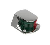 attwood 6375D6 ZAMAK 1-Mile Sidelights, Bi-Color Combination, Deck Mount, Provides 1-Mile, 225-Degrees Light Visibility, 12V