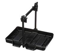 Attwood 9090-5 Adjustable Hold-Down Marine Boat Battery Tray, for 24/24M Series Batteries, Heavy-Duty Black Plastic, Height-Adjustable Crossbar