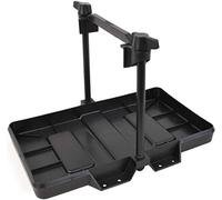 Attwood 9091-5 Adjustable Hold-Down Marine Boat Battery Tray, for 27/27M Series Batteries, Heavy-Duty Black Plastic, Height-Adjustable Crossbar