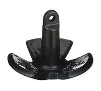 Attwood 9945B1 River Anchor, Black PVC Coated, 12-Pound