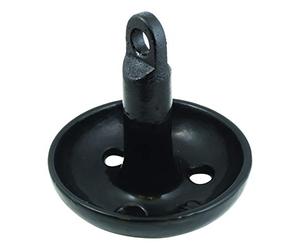 Attwood Cast Iron Mushroom Anchor, 8-Pound, Black PVC-coated