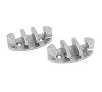 attwood Corporation 11950-6 Cleat Zig Zag 3" Zinc Plated Pr,Silver