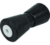 attwood Heavy-Duty Rubber 10" x 5/8" Shaft Keel Roller, Black