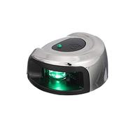 attwood NV2012SSG-7 Deck Mount Round Sidelights - Starboard, Stainless Steel, Silver, One size