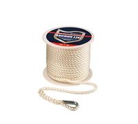 attwood Nylon Twisted Anchor Line with Thimble(3/8-Inchx100-Feet)