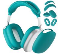 ATUAT for AirPods Max Headphones Case, Protective Silicone Case Cover Skin Accessories Anti-Scratch for Women Men for Apple AirPods Max 2024/2020 (USB-C/Lightning), Teal