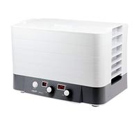 ATUIO Food Dehydrator - 6 Tray, Stainless Steel, Rectangular, 530W, 95-158°F, 10 Year Warranty