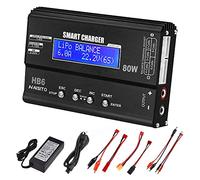 ATUIO Lipo Charger H B6 RC Battery Balance Charger Discharger for LiPo/Li-ion/Life Battery(1-6s) NiMH/NiCd (1-15s) RC Hobby Battery Balance Charger 80W 6A