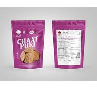 Atul Bakery Chaat Puri Namkeen 200g (Pack of 2) - Crispy & Crunchy Ready-to-Eat Snacks for Chaat, Bhel, Sev Puri - Authentic Indian Taste - No Preservatives - Suitable for Jains